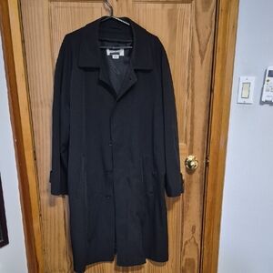Pronto Uomo Black Men's Trench Coat